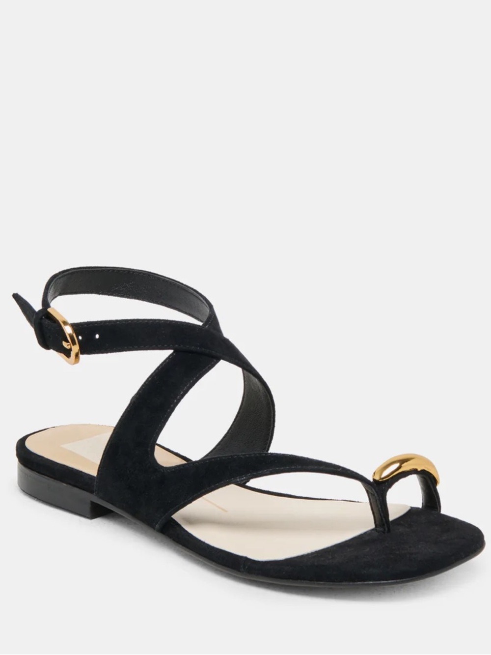 Dolce Vita Earla Sandal in black suede, brand new! Sold out style